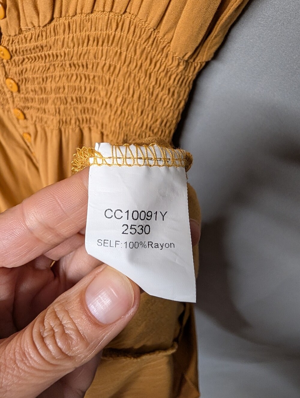 Cupshe Sleeveless Golden Mustard High-Low Maxi Dress Size Medium - Picture 8 of 9